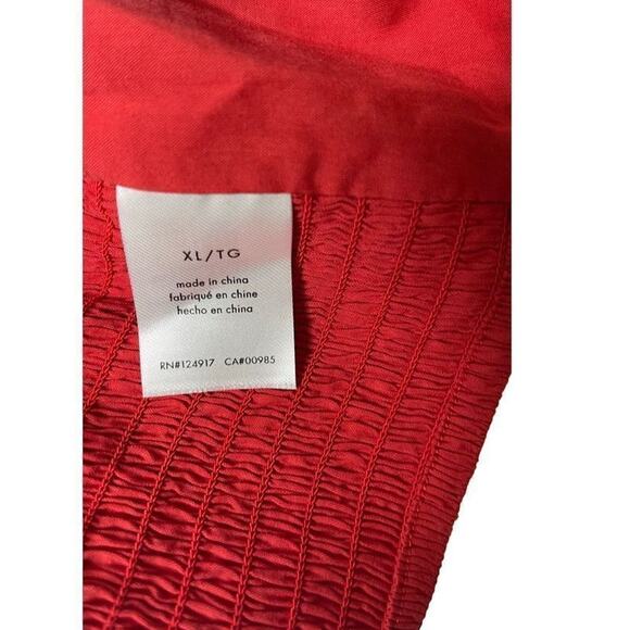 WeWoreWhat Solid Obe Ruby Coco Crop Top Blouse X Large New - Picture 10 of 14